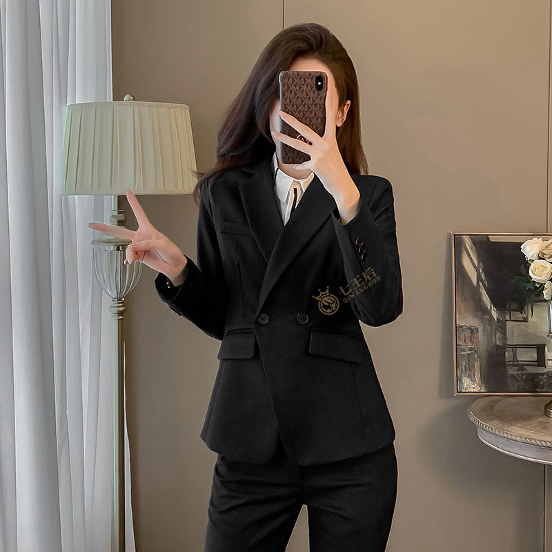 Small suit suit women's work clothes 2024 new high-end professional interview formal wear temperament workplace suit jacket