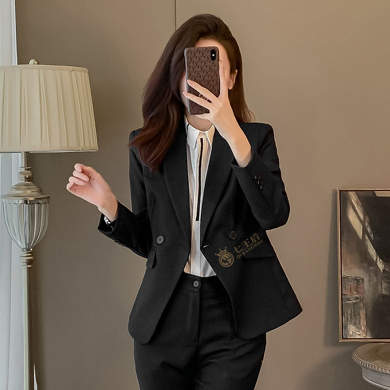 Small suit suit women's work clothes 2024 new high-end professional interview formal wear temperament workplace suit jacket