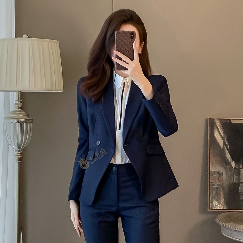 Small suit suit women's work clothes 2024 new high-end professional interview formal wear temperament workplace suit jacket