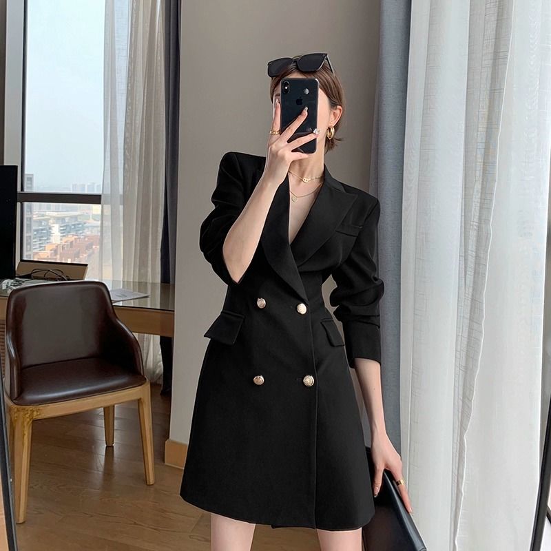 High-end suit jacket for women spring and autumn 2024 new high-end slim temperament dress professional small suit top