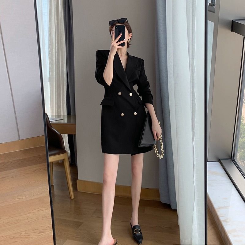 High-end suit jacket for women spring and autumn 2024 new high-end slim temperament dress professional small suit top