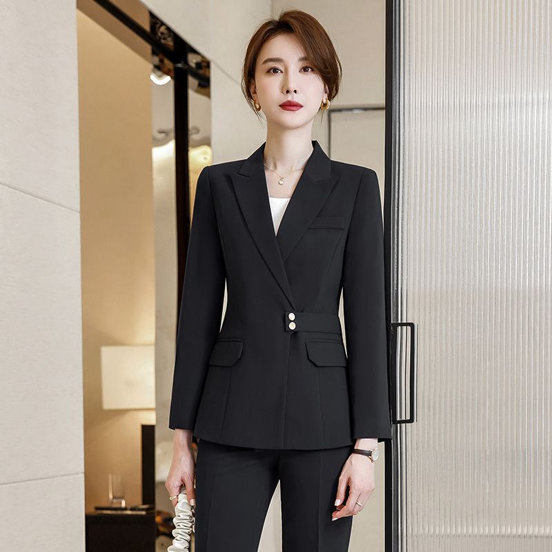 Suit jacket, feminine professional formal wear, high-end Korean style new fashion manager commuter suit suit work clothes
