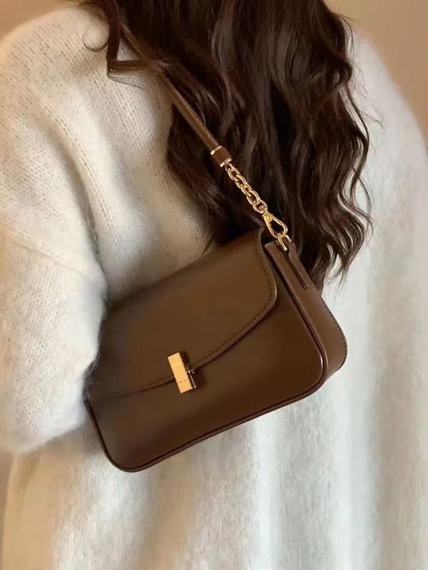 Son of the Past Golden Autumn Image Armpit Bag Women's 2023 New High-end Commuting Bag Shoulder Crossbody Bag