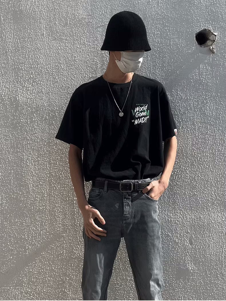 Mångsidig Instagram Korean Edition Young Boys Jeans Trendiga Nålknapp Modebälte Student Män_voghion.com