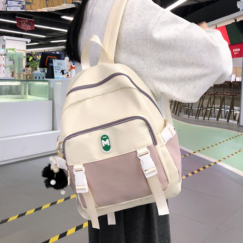 小型雙肩包2023新款簡約旅行原創小眾書包女大學生上課通勤小背包
