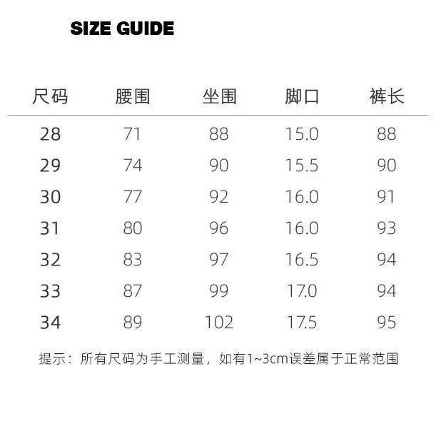 春秋季复古水洗牛仔裤男九分裤休闲百搭宽松直筒裤子ins韩版9分裤