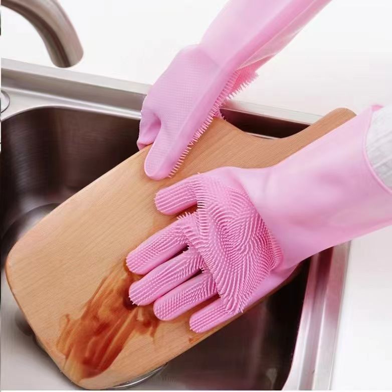 洗碗手套女家务厨房耐用家用防水洗衣洗菜刷碗清洁神器硅胶橡胶皮