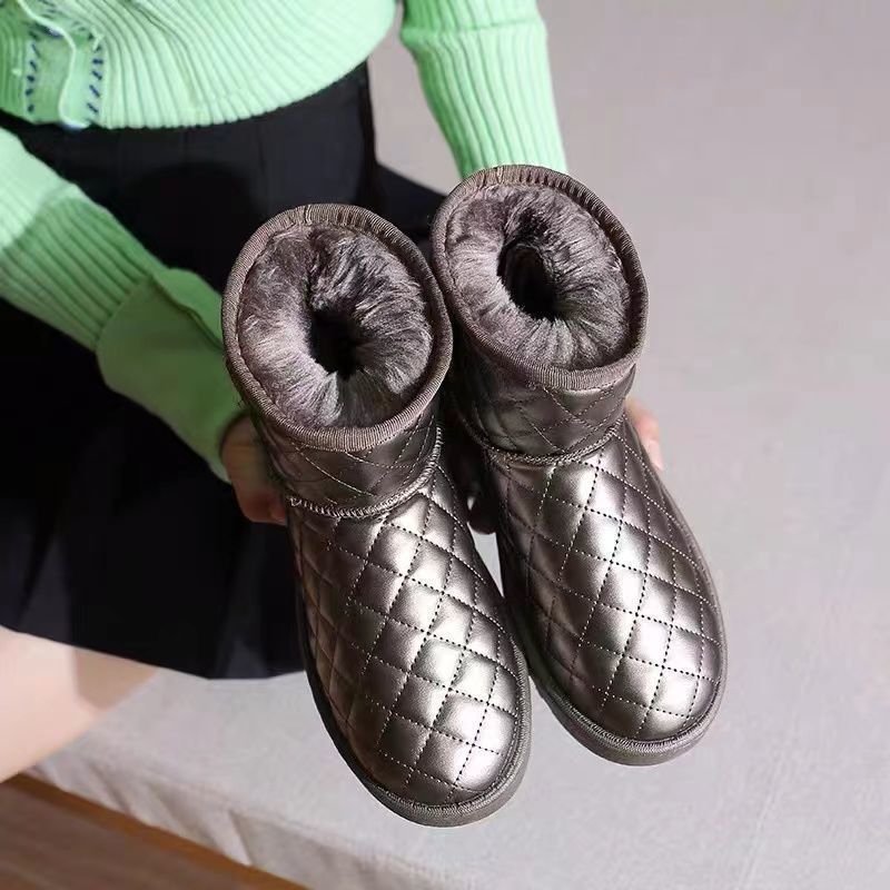  New Snow Boots Women's Student Short Boots Winter Cotton Shoes Women's Boots Korean Version Thickened and Velvet Shoes