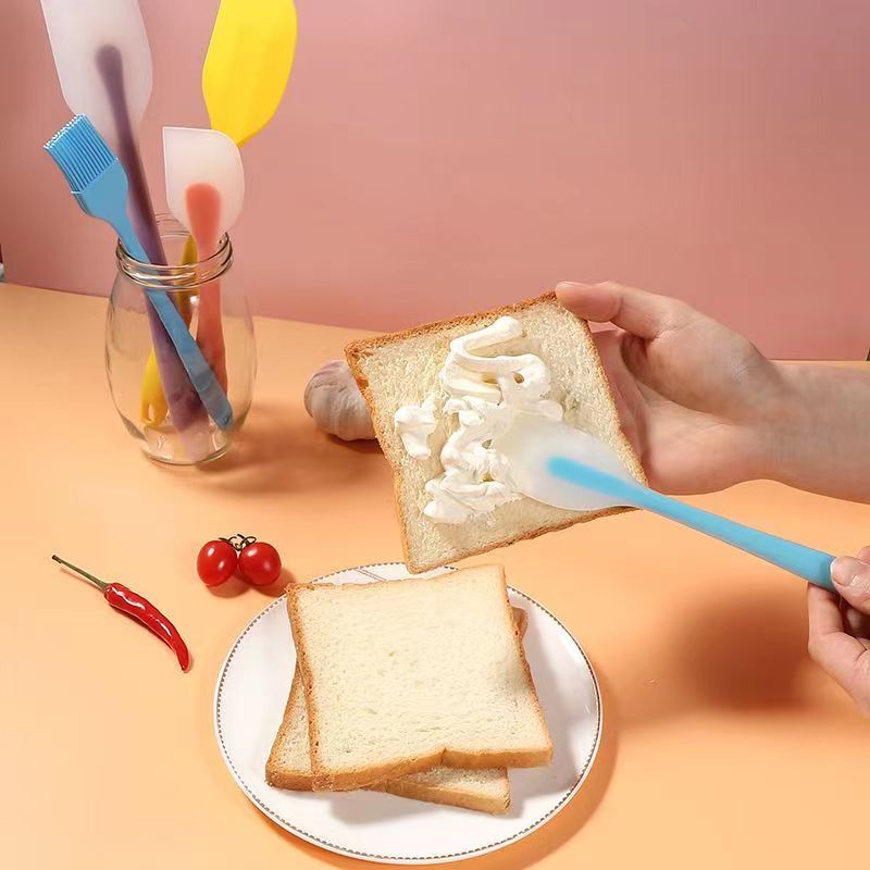 奶油刮刀套装耐高温硅胶刮刀蛋糕搅拌刀烘焙刮板工具家用抹刀套餐