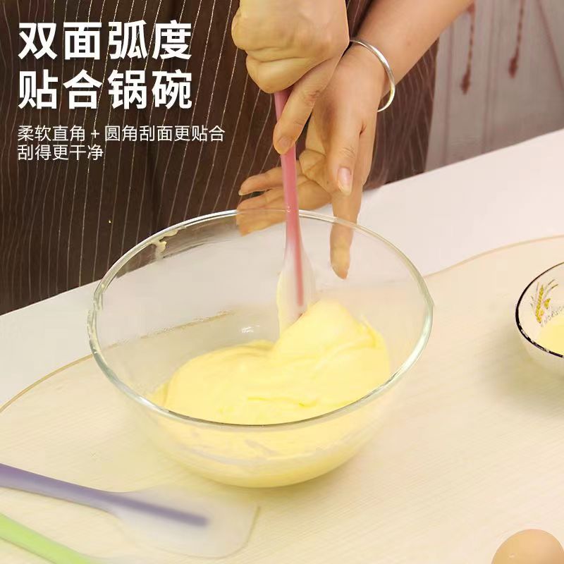 烘焙工具硅胶铲子耐高温日常家用一体式刮刀切面奶油蛋糕刮板抹刀