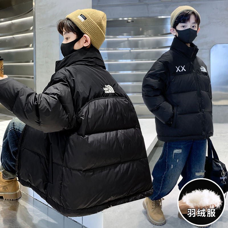 男童羽絨服兒童裝新款羽絨棉襖中大童麵包服保暖白鴨絨男孩衣服