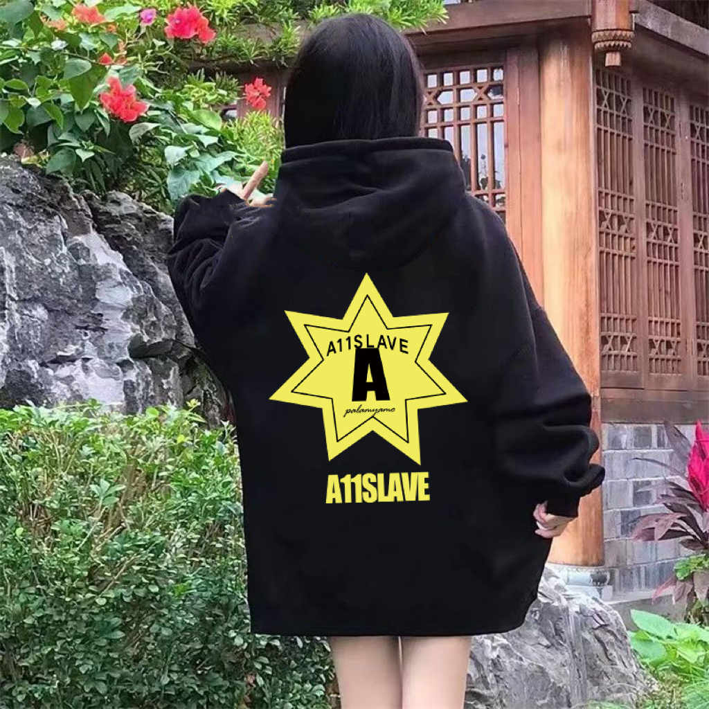 潮流港風甜美印花連帽衛衣女學生學院風洋氣秋冬季外套慵懶風上衣