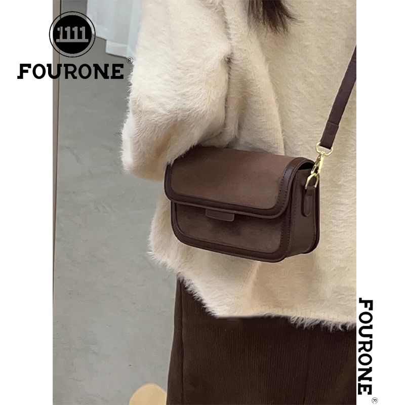 Autumn and winter retro niche suede bread new popular popular crossbody bag super popular small square bag for women