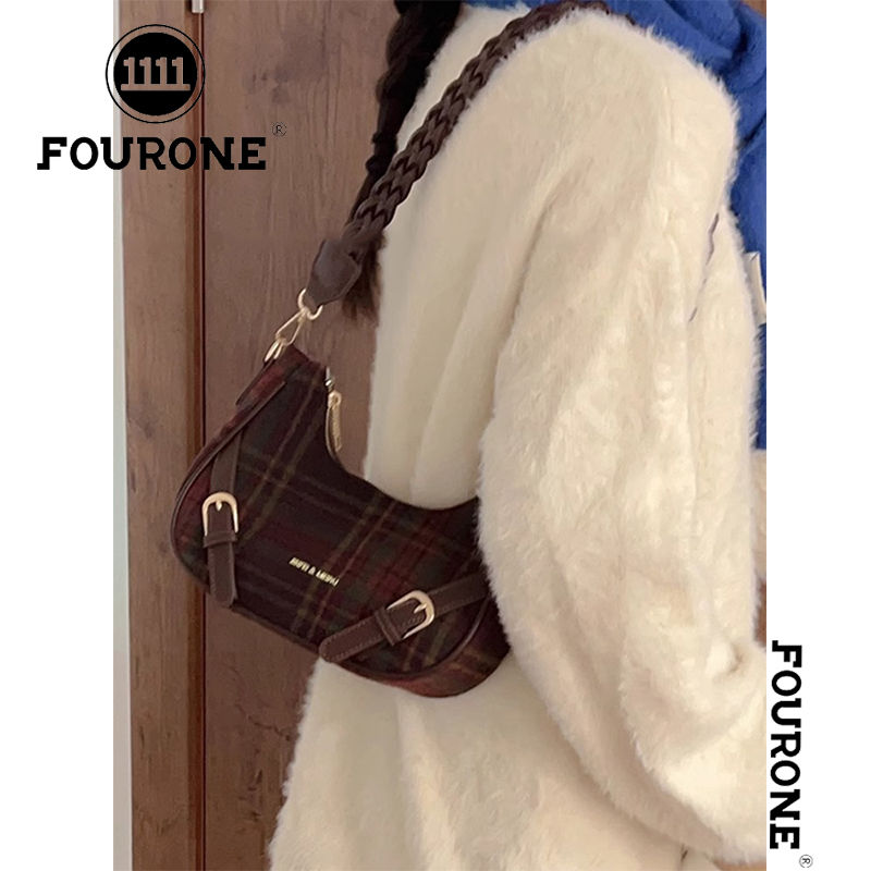Autumn and winter fashion casual armpit bag new winter retro versatile dumpling bag high-end shoulder bag