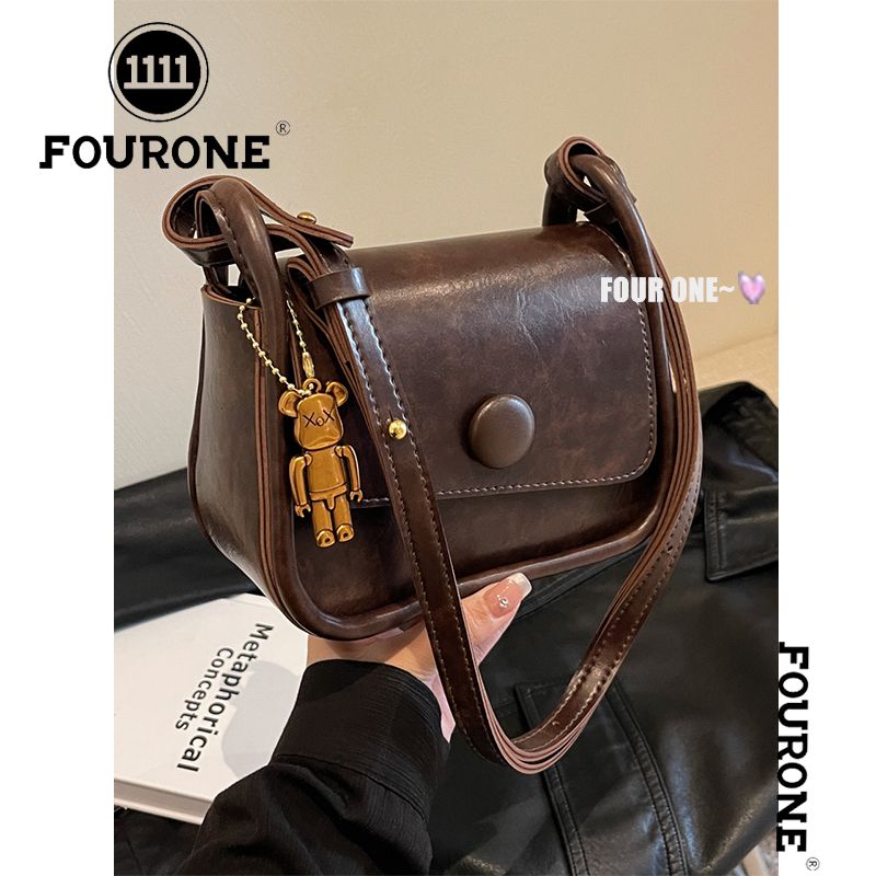 Maillard Bag Women's Trendy Spring and Summer Retro Small Square Bag Fashion Niche Versatile Shoulder Crossbody Bag