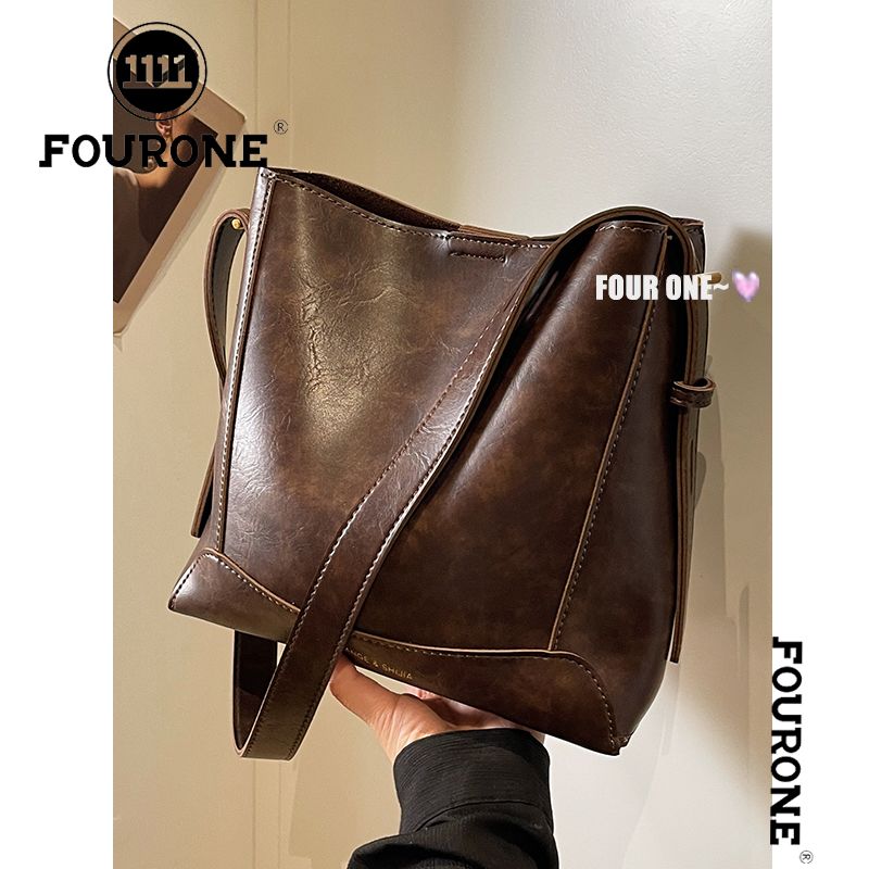 High-end fashionable small bag women's bag popular popular versatile crossbody bag shoulder armpit bucket bag