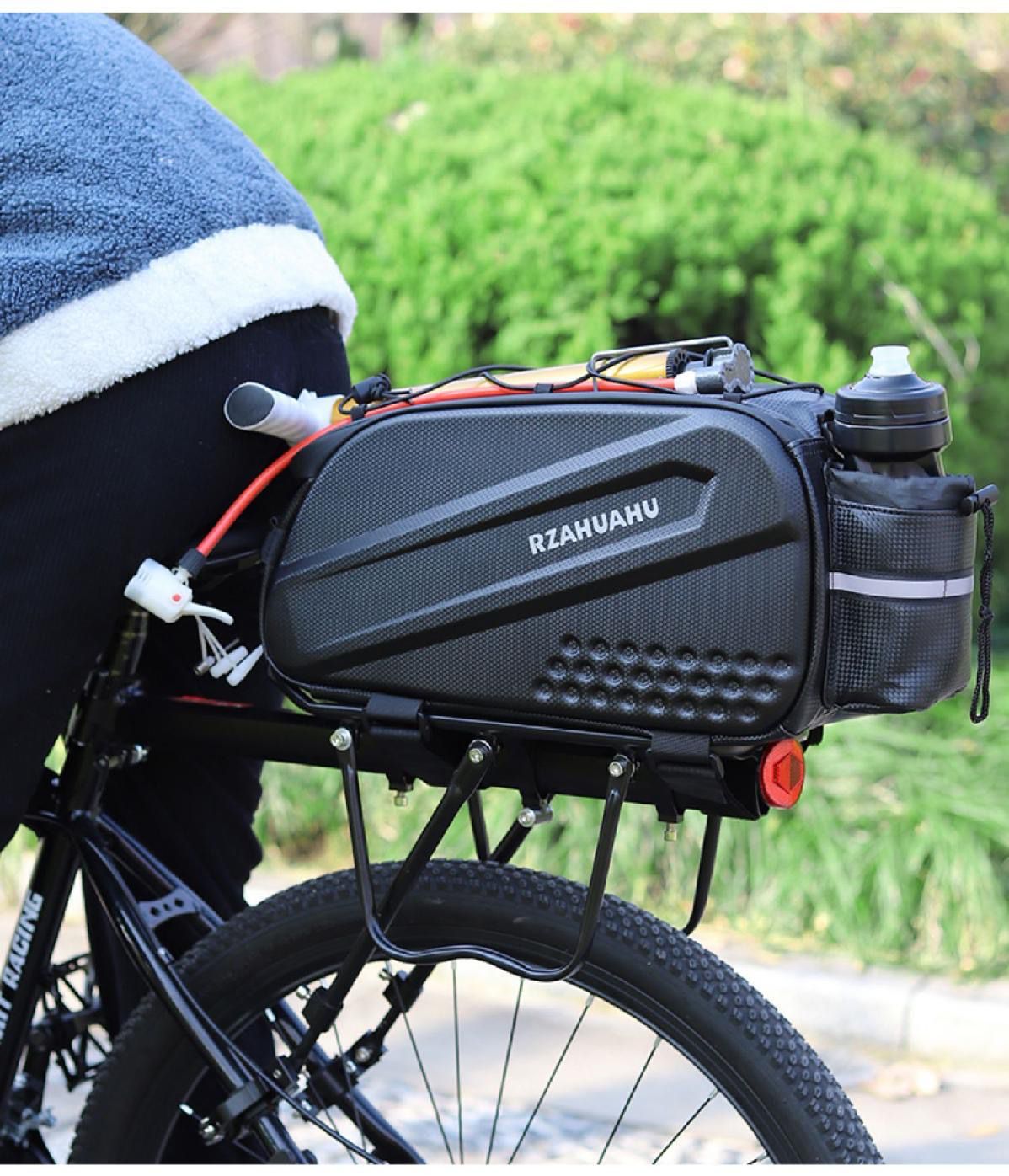 Alforge de bicicleta impermeável para bagageiro mtb traseiro_voghion.com