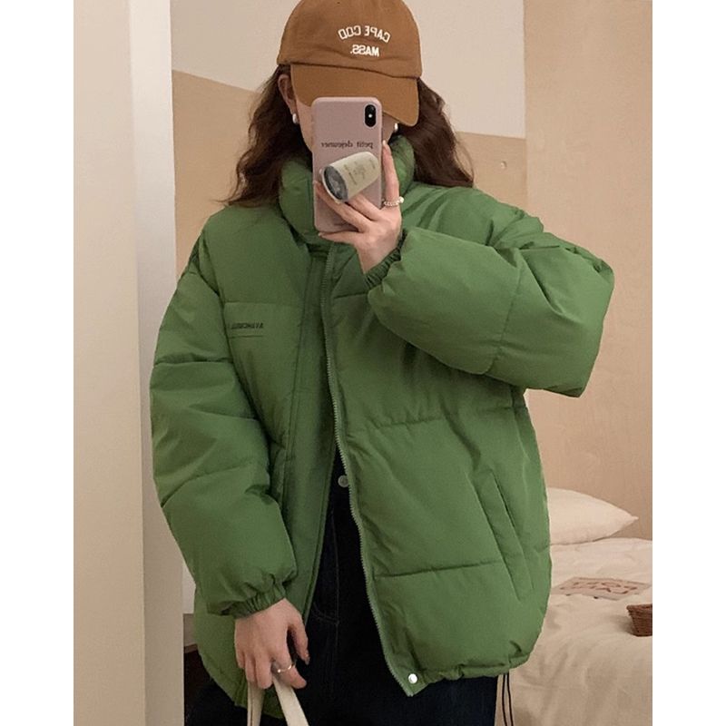 大碼160斤胖妹妹冬季新款加厚立領棉服女麵包服棉衣小個子棉襖潮