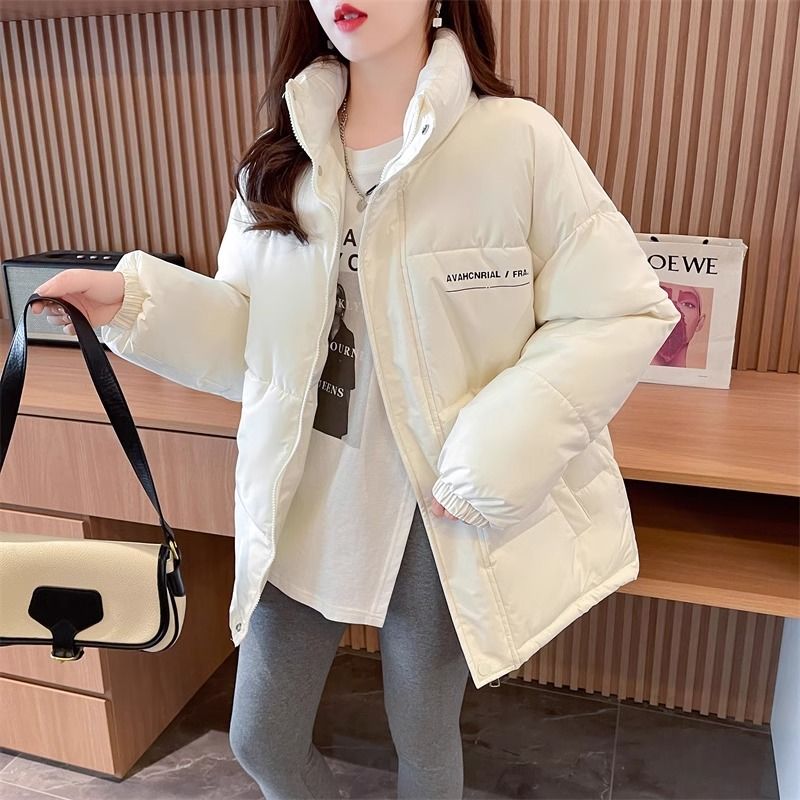 大碼160斤羽絨棉衣棉服女冬季新款韓版寬鬆胖妹妹加厚麵包服外套
