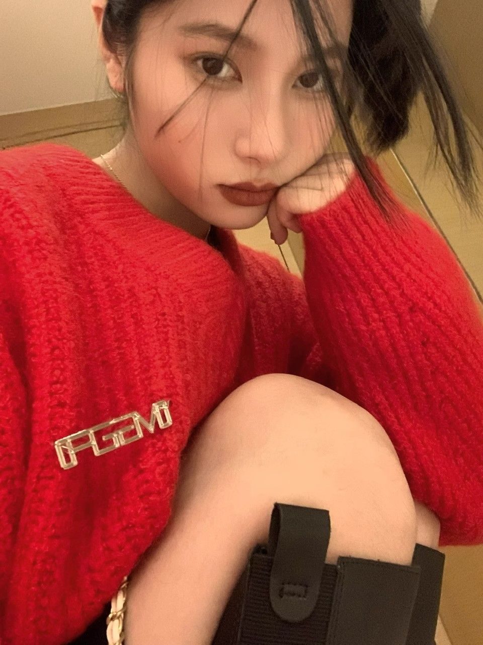 慵懶風復古軟糯毛衣V領套頭針織衫女秋季寬鬆休閒長袖純色上衣ins