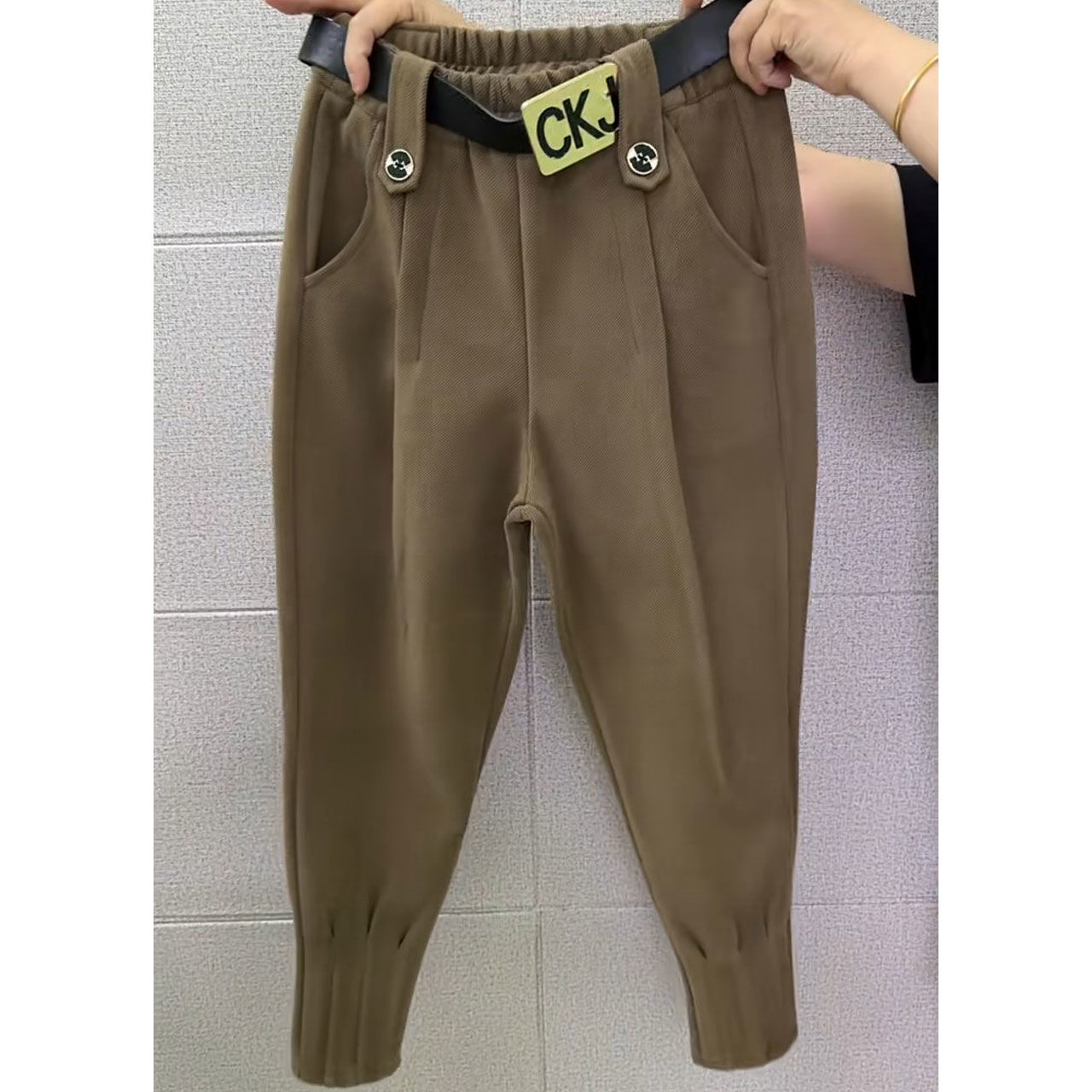  new autumn and winter fashionable high-waisted martin pants for women, loose, slim, harem pants, versatile casual pants