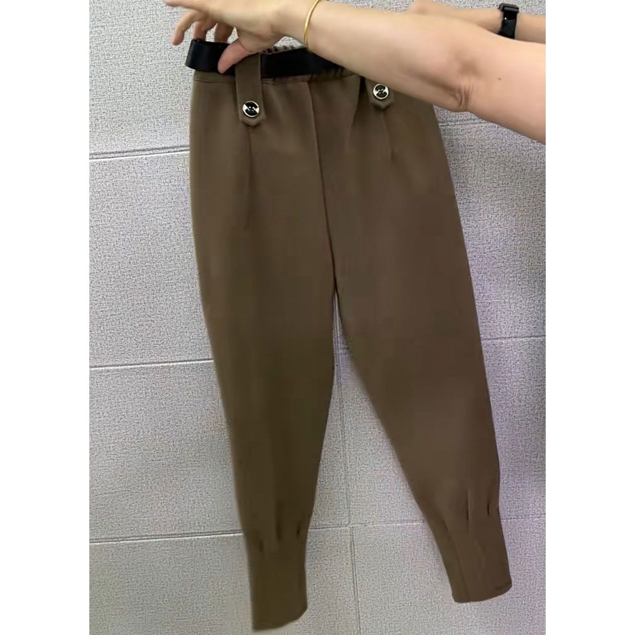  new autumn and winter fashionable high-waisted martin pants for women, loose, slim, harem pants, versatile casual pants