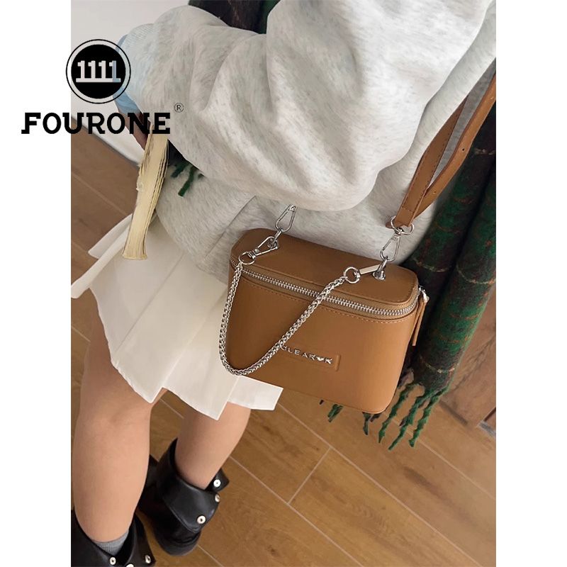 高級感小包包女新款潮單肩斜挎包時尚百搭手提鏈條水桶包