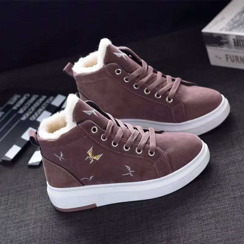 Snow boots for women  new cotton shoes autumn and winter women's shoes waterproof warm Martin short boots winter thickened plus velvet shoes