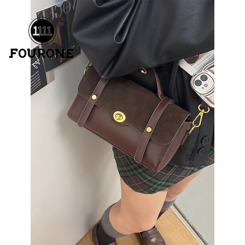 Retro crossbody bag women's new shoulder handbag high-end versatile ins fashion small square bag