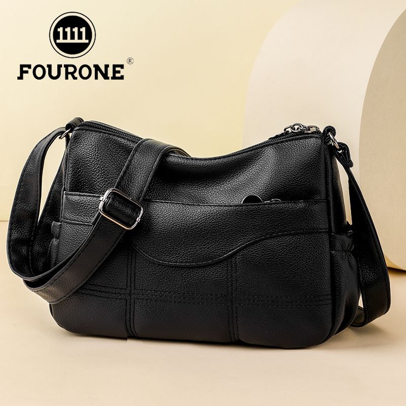 New versatile and elegant middle-aged women's bag, mother's bag, multi-layered single shoulder crossbody bag, mother-in-law bag, crossbody bag