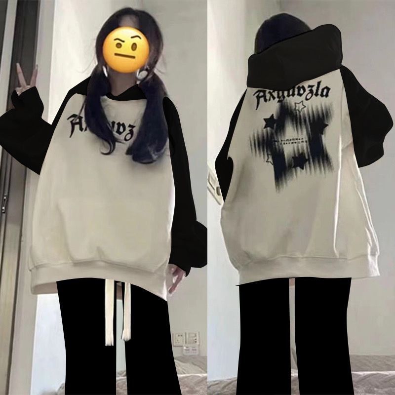 單/套裝秋冬季套裝女學生韓版插肩寬鬆衛衣+休閒直筒闊腿褲潮ins