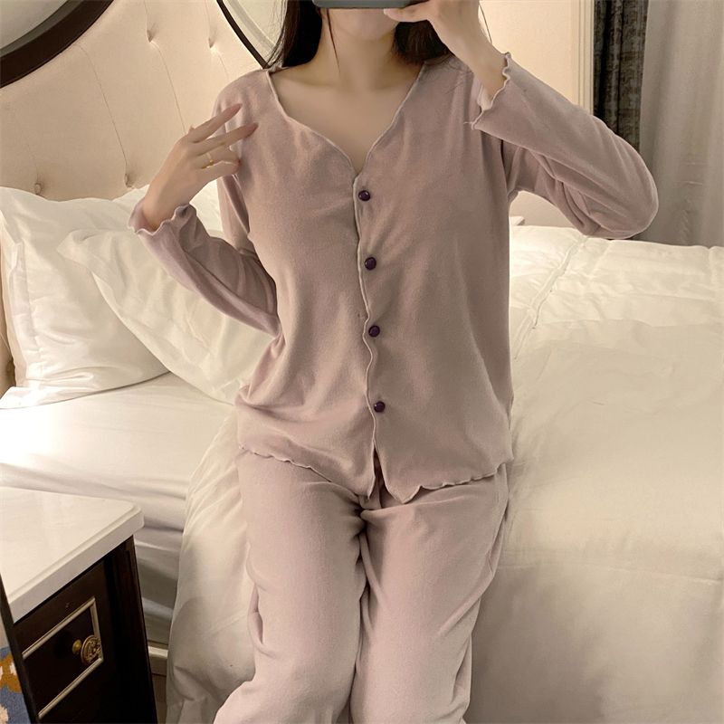 海島絨睡衣女秋冬季高級感加絨加厚珊瑚絨2023新款甜美家居服套裝