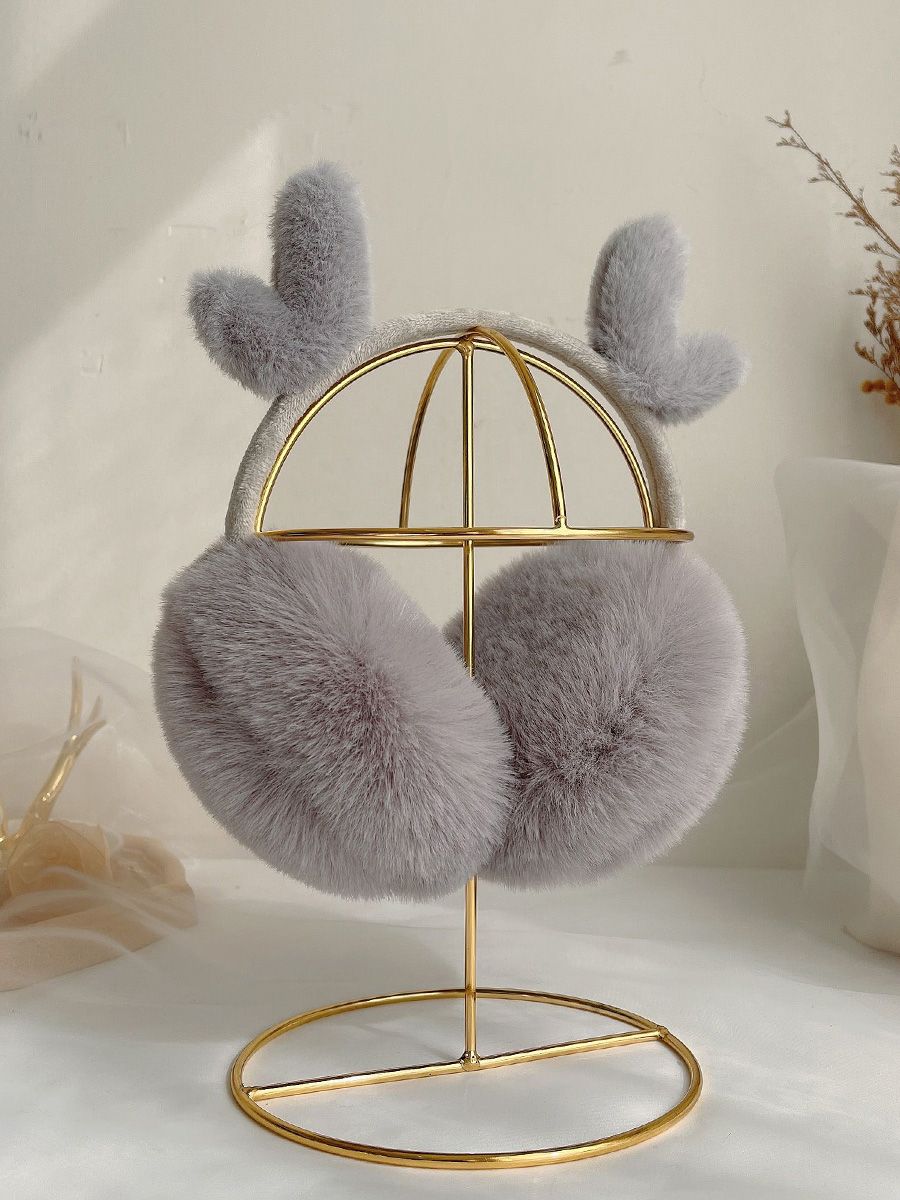 Earmuffs Internet celebrity earmuffs antlers warm women's ear warm Korean version cute cover ear bag winter children adult ears