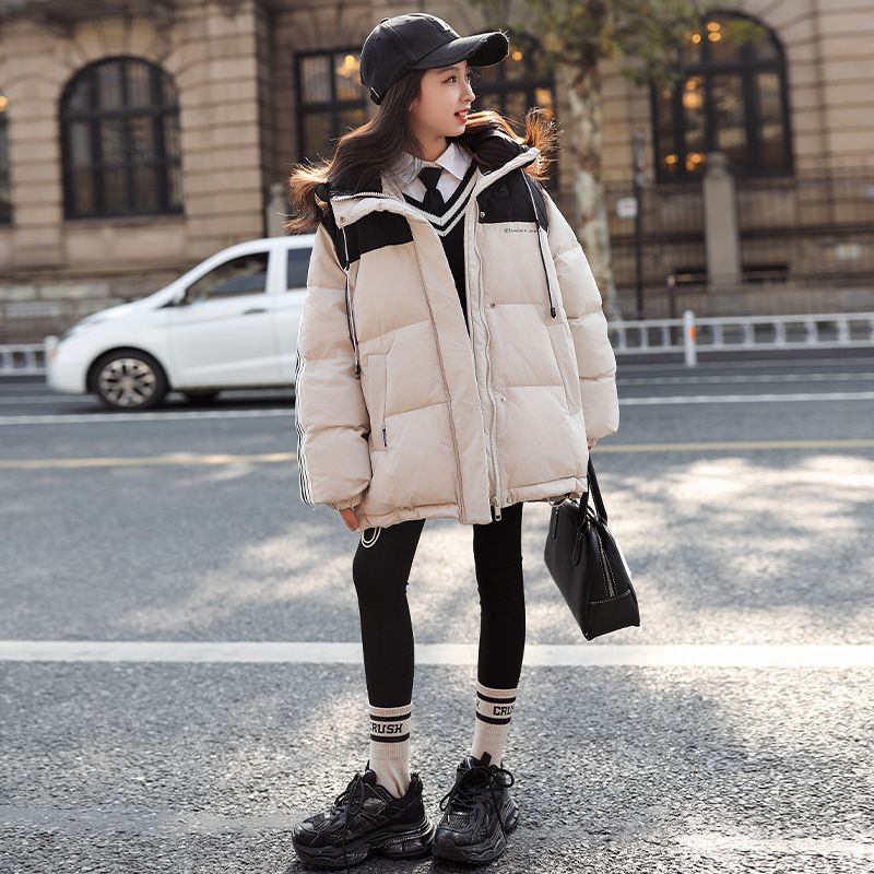 女童冬季保暖棉衣新款韩版女孩羽绒棉服加厚外穿保暖潮款外套