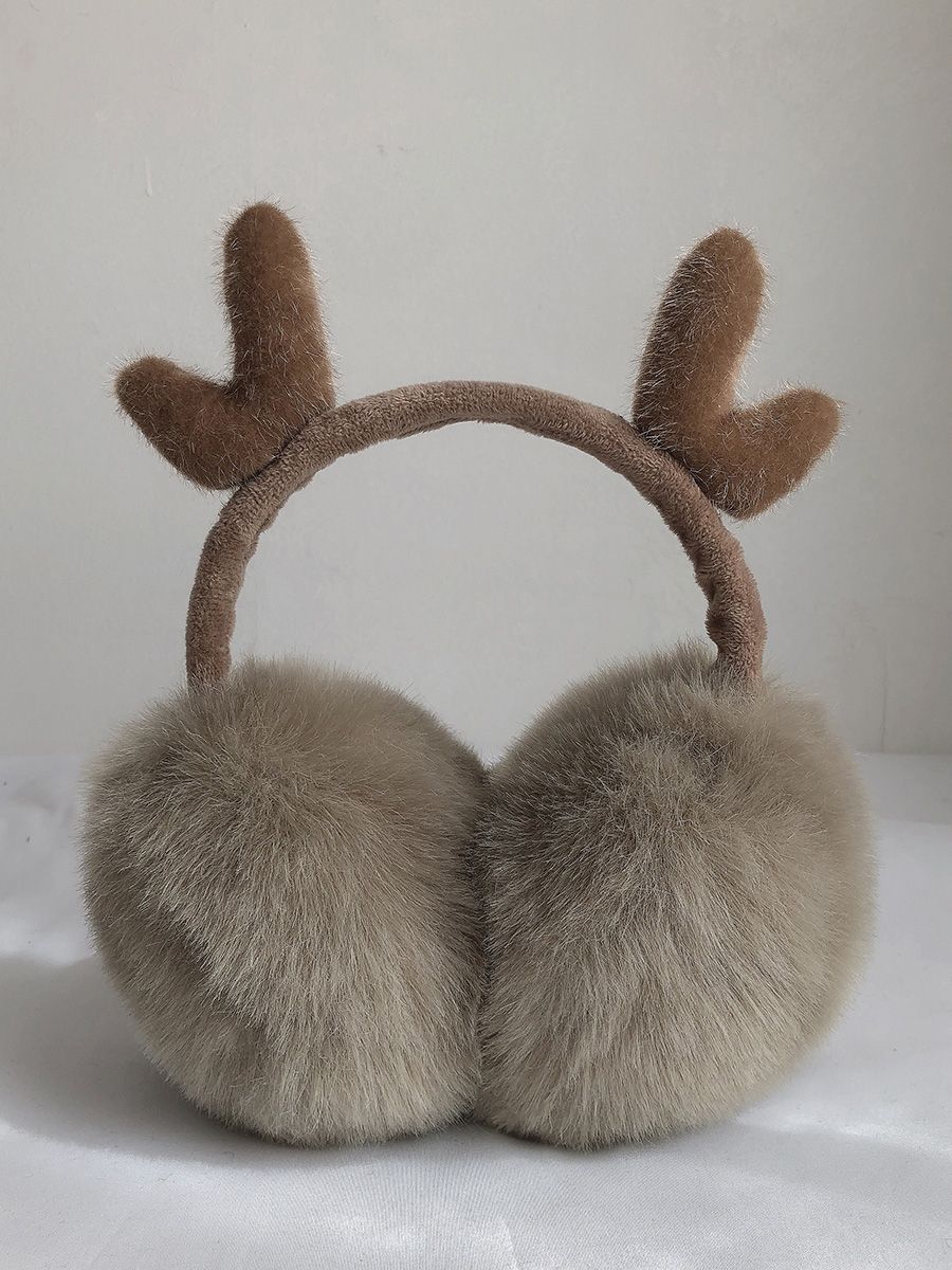 Earmuffs Internet celebrity earmuffs antlers warm women's ear warm Korean version cute cover ear bag winter children adult ears