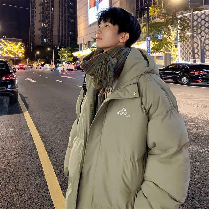 oversize美式復古羽絨棉服男冬季vibe高街日系棉衣外套高級感襖子