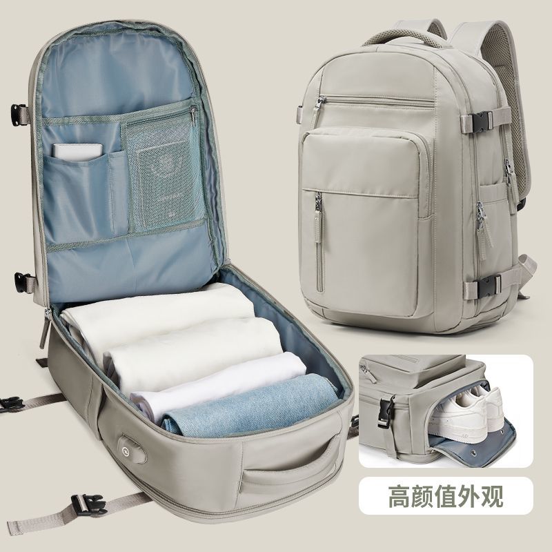 Backpack for women, short trip business trip bag, college student outdoor travel backpack, large capacity computer bag for men