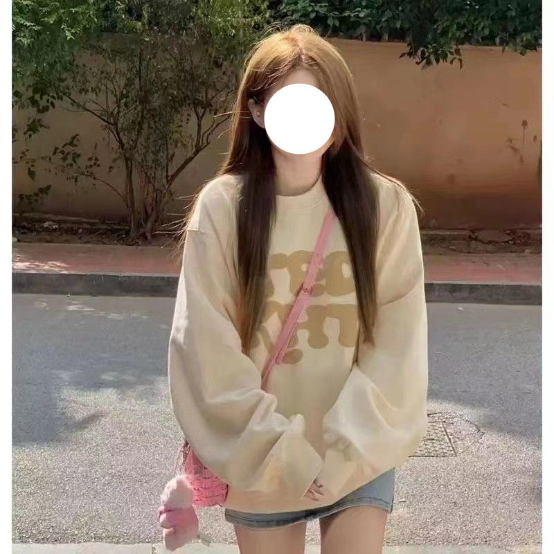 秋冬衛衣時尚百搭女學生圓領套頭寬鬆顯瘦韓系秋冬上衣ins潮牌