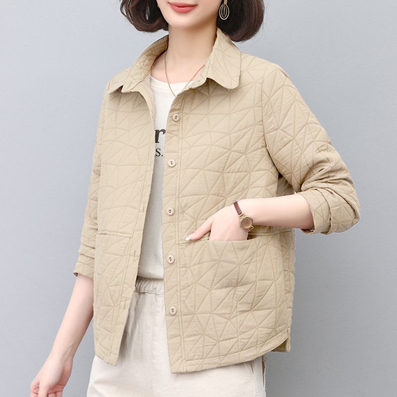 Lingge casual short coat for women 2024 spring and autumn new style slim and slim style loose western style jacket top