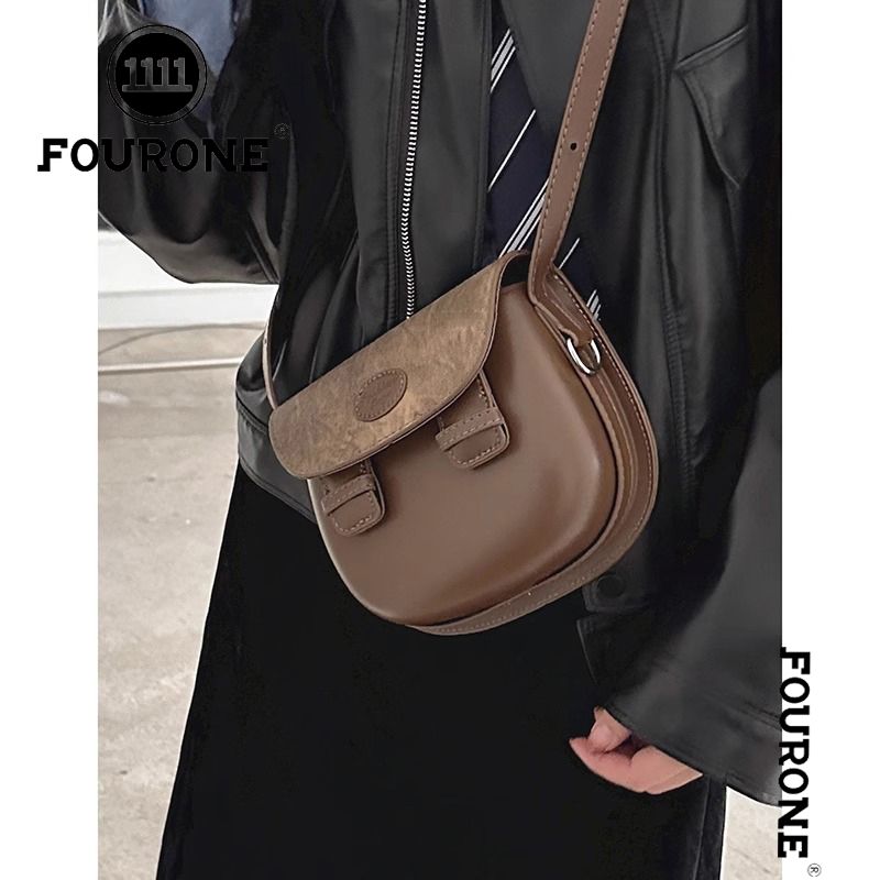 Retro Saddle Bag Women's Niche New Popular Single Shoulder High-End Versatile Fashion Casual Crossbody Bag