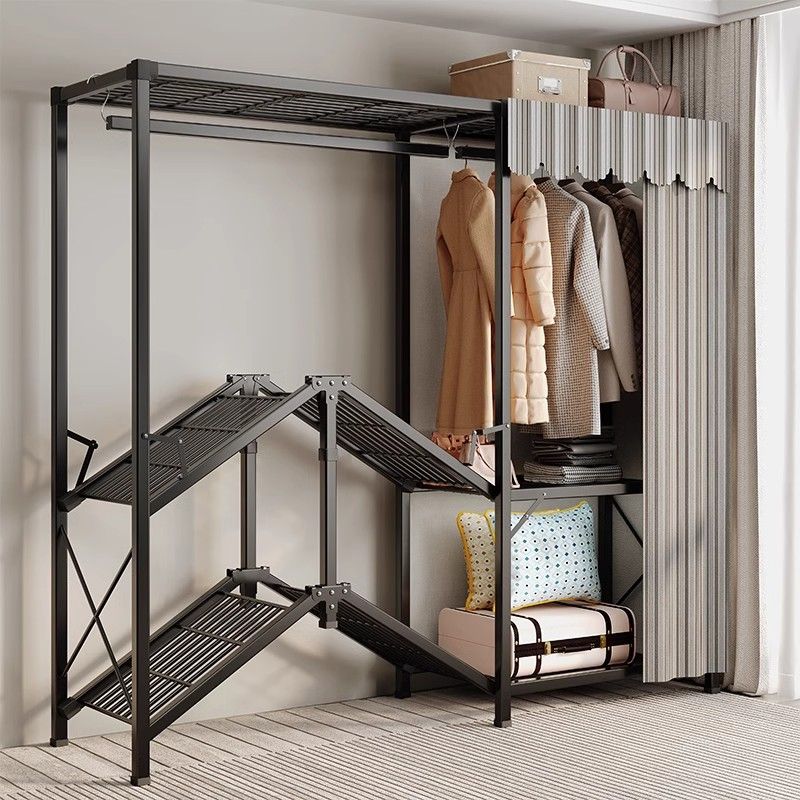 免安装衣柜家用卧室可折叠简易布衣柜衣橱出租屋结实耐用收纳柜子