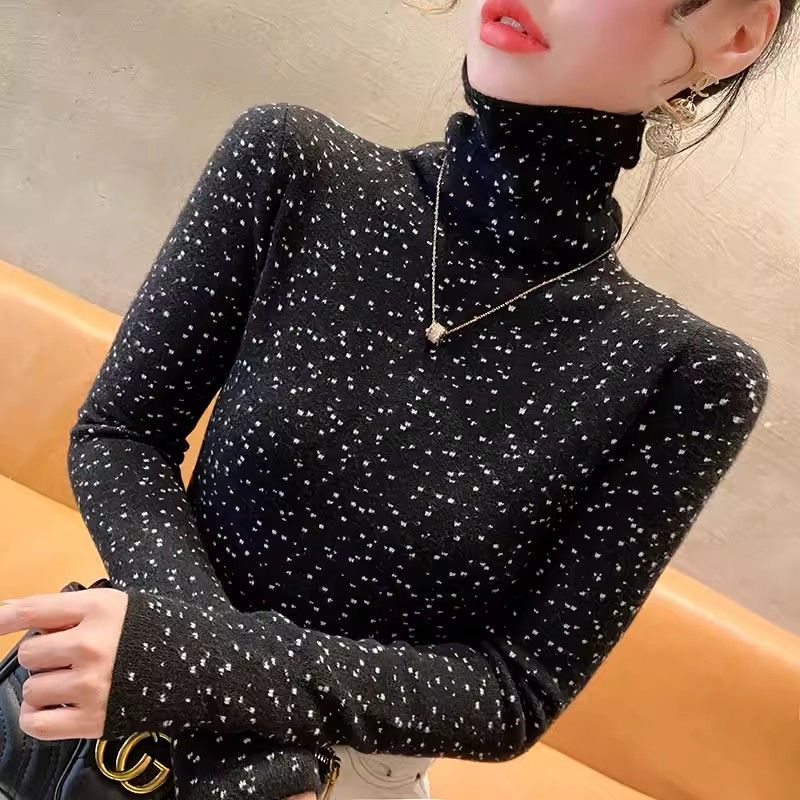 高領毛衣女款2023新款秋冬爆款顯瘦洋氣冬季打底衫針織內搭女裝