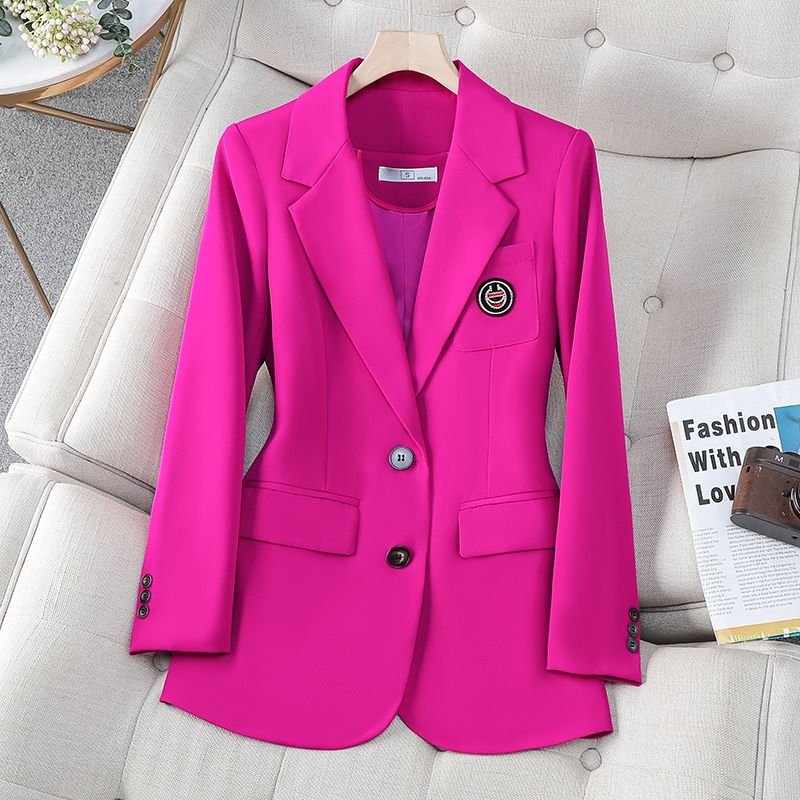 Dragon Fruit Small Suit Jacket Women's Popular 2024 Spring and Autumn New Versatile Fashion Temperament Casual Suit Top