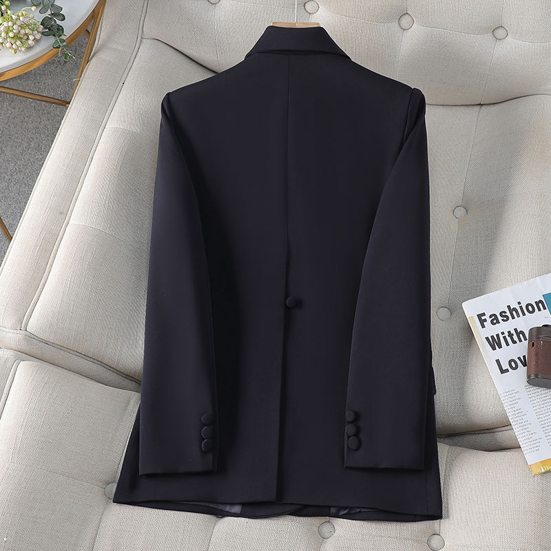 黑色西装外套女2024新款春秋高端职业装气质时尚洋气韩版西服上衣