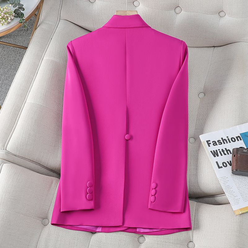 Black suit jacket for women 2024 new spring and autumn high-end professional wear temperament fashionable Korean style suit top