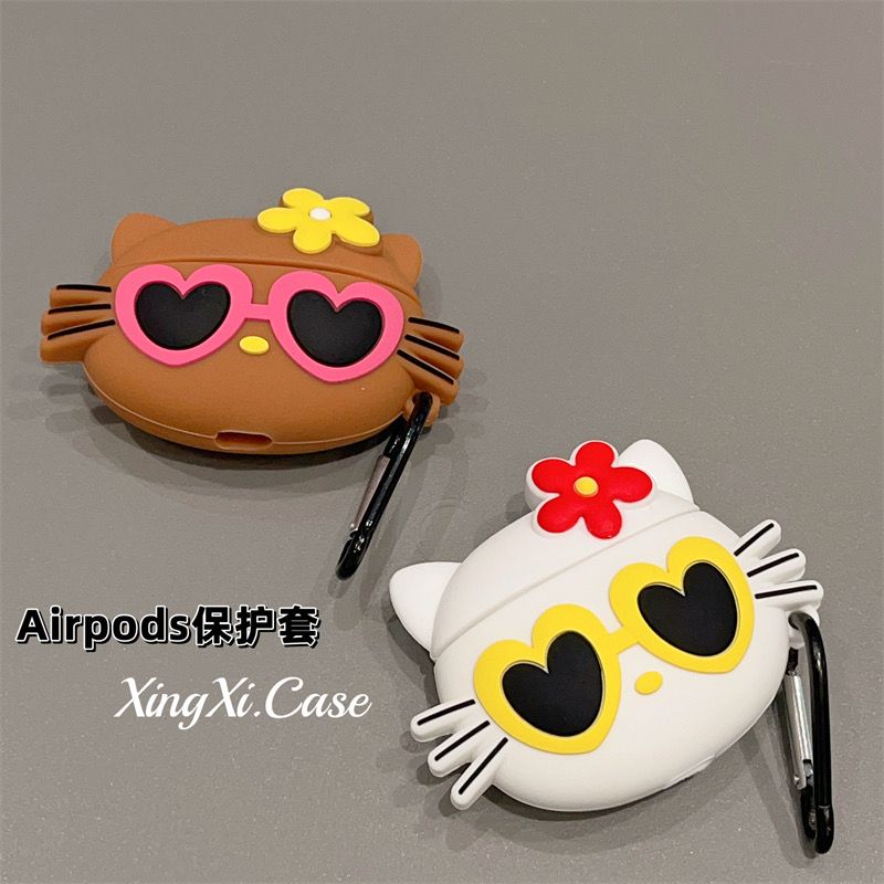 卡通HelloKitty猫适用AirPods耳机保护套无线苹果蓝牙通用1/2/3代