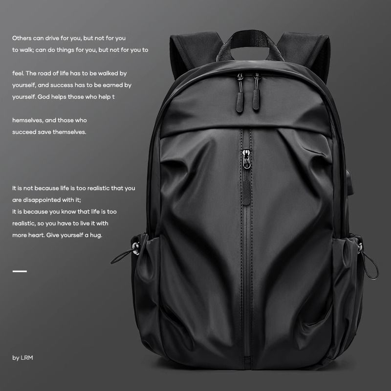 Backpack men's backpack business trip casual computer bag waterproof travel bag junior high school high school college student bag