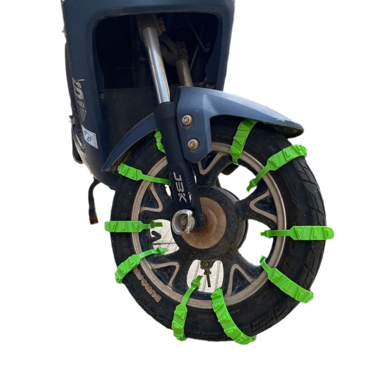 电动车防滑链摩托车三轮车重复使用耐磨加厚防冻雪地冰面防滑通用