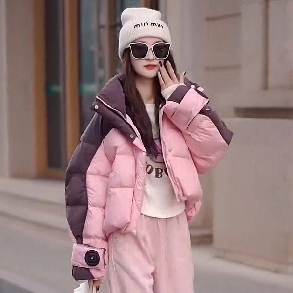 New suit  fashionable duck down winter Korean style loose little thickened short down jacket bread coat