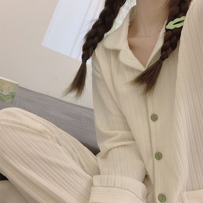 睡衣女春秋季薄款純棉長袖套裝夏天2023年新款女士可愛卡通家居服